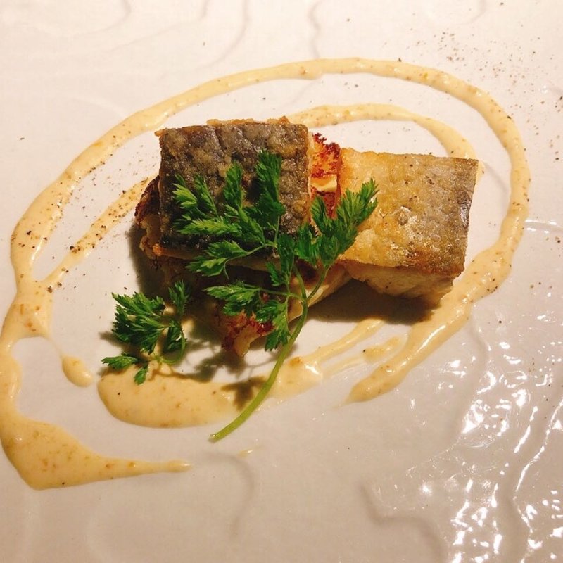 鰆のソテー(鉄板焼  炭焼  さいとう)