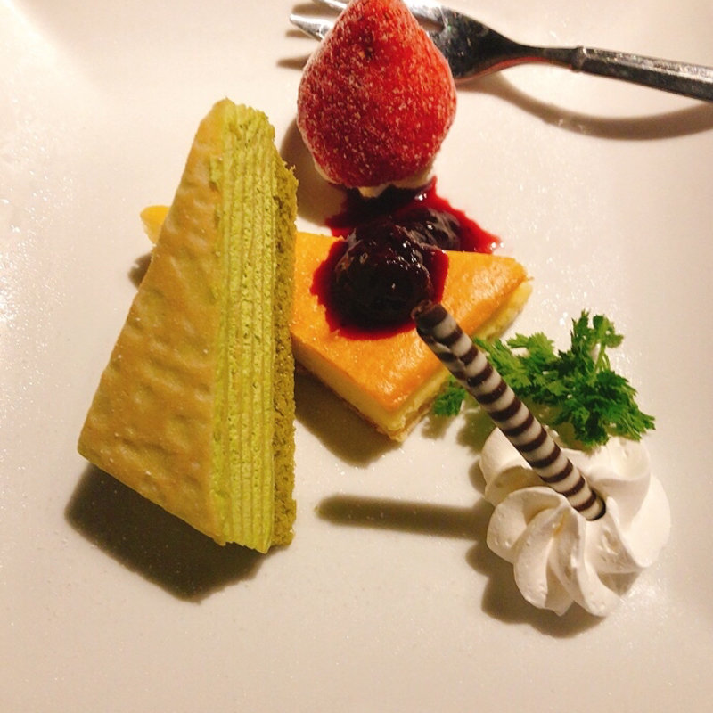 デザート盛り合わせ(鉄板焼  炭焼  さいとう)