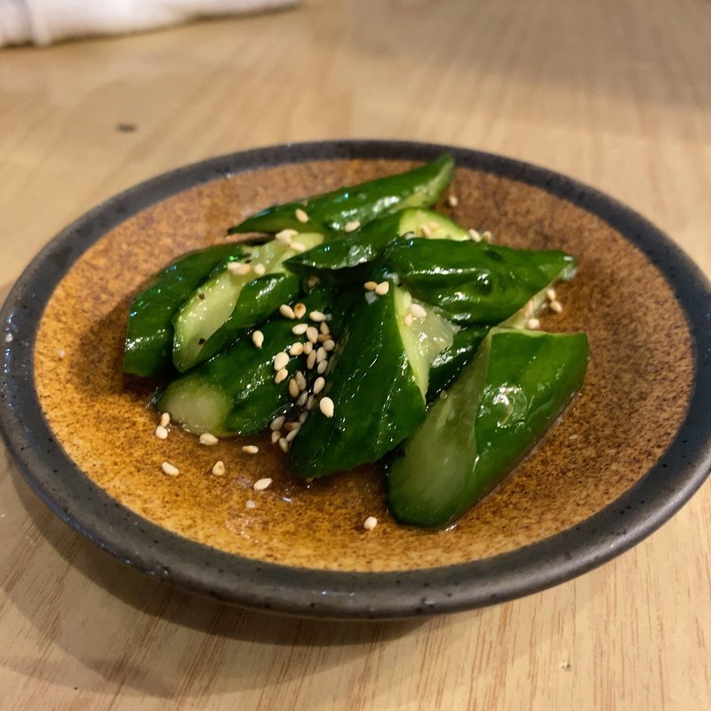 塩ダレきゅうり(立呑み 魚椿 本店)