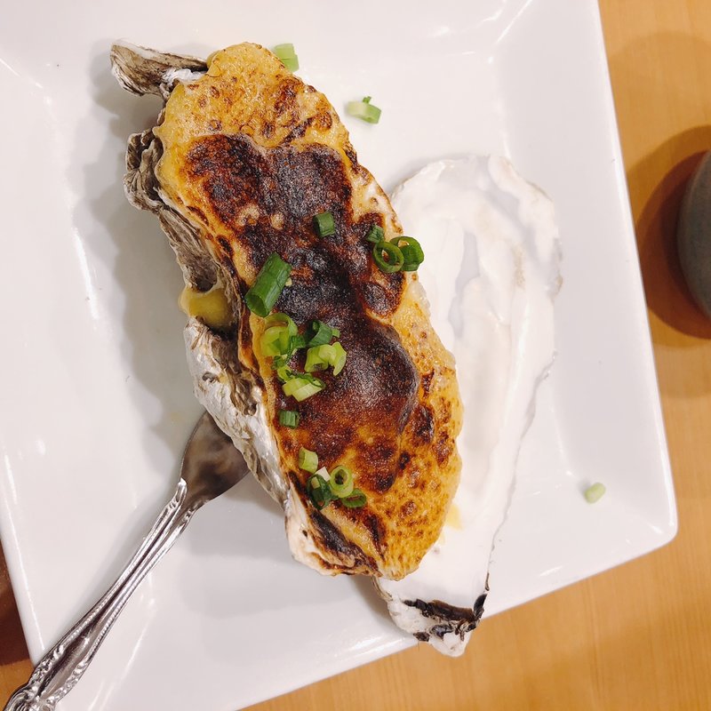 牡蠣の黄金焼き(回転すし 活一鮮 南３条店)