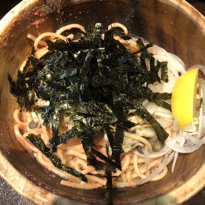 明太子としめじと納豆(モーゼ)