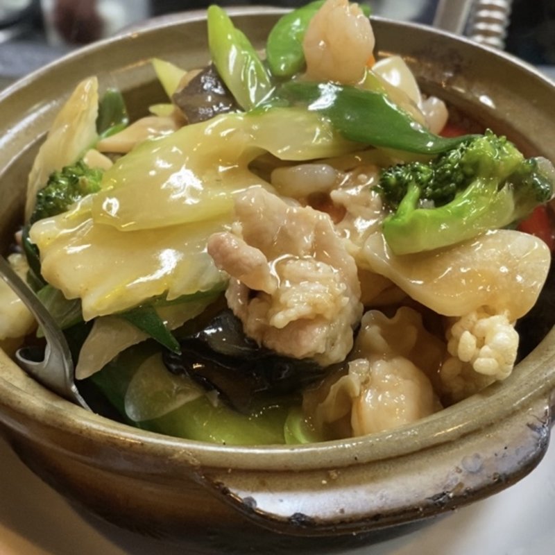 海鮮おこげ(餃子専門店 なんやかんや)