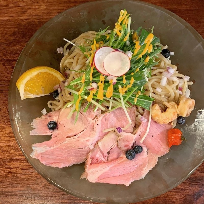 限定　サンテミリオンで出会った冷やし中華(海老丸らーめん)