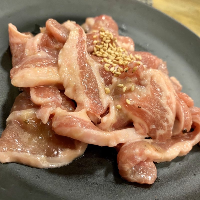 塩ジンギスカン(七輪焼肉 安安 札幌南三条店)