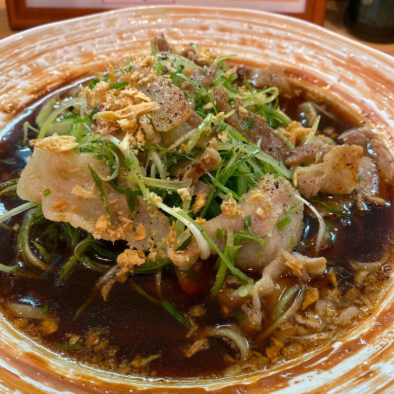 イベリコ豚ねぎそば(らーめん 彩哲 ～isato～)