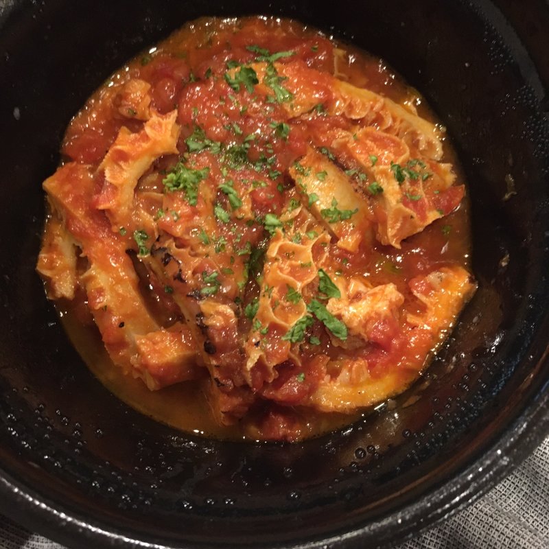 ハチノスのトマト煮込み( Bistro fil)