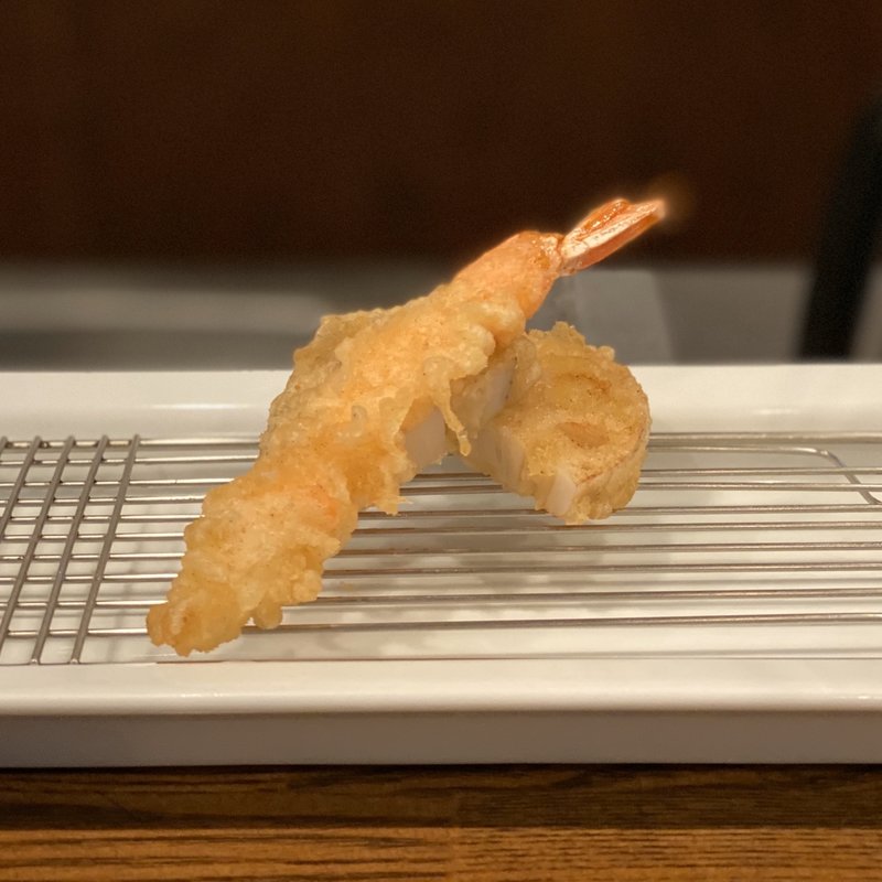 レンコン、海老(心来)