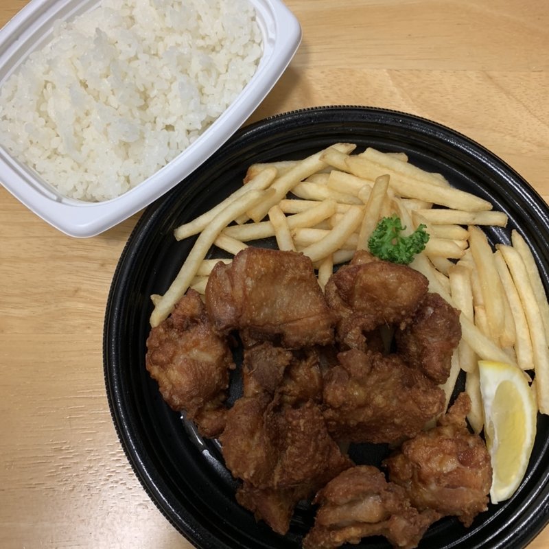 メガ盛り唐揚げ弁当(不二家レストラン 西永福店)