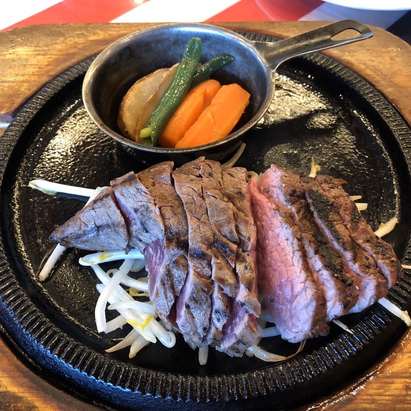 レッドマンステーキランチ（150g）(ステーキハウス レッドマン 空港店)