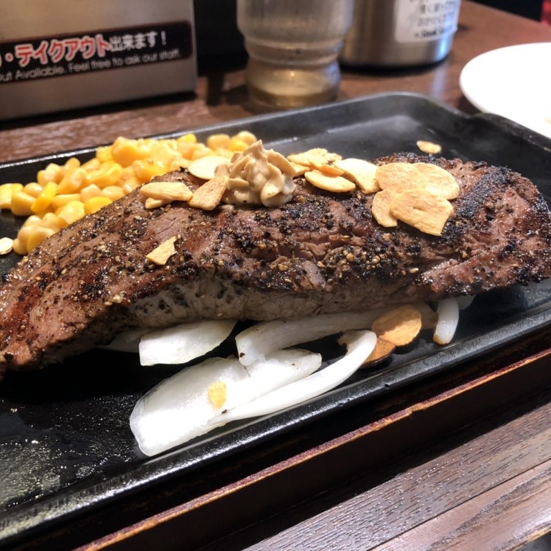 アンガス牛サーロインステーキ（200g）(いきなりステーキ 福岡箱崎店)