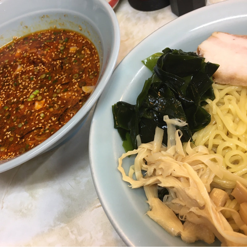 辛子つけ麺(大雄ラーメン向井町店)