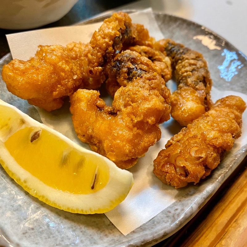 ゲソ唐揚げ(田舎茶屋)