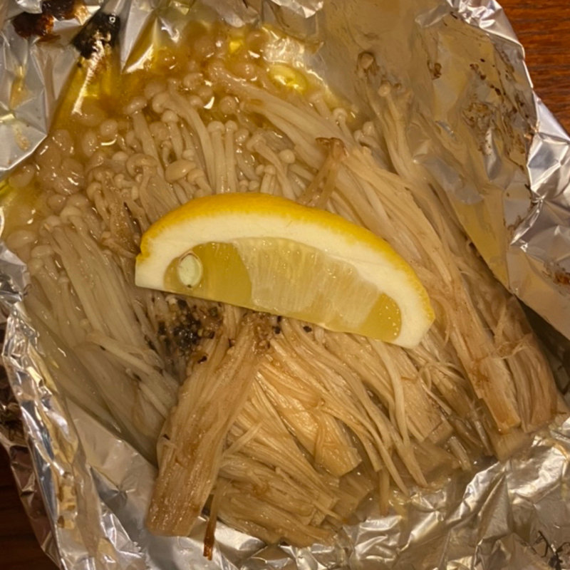 えのきホイル焼き(田舎茶屋)