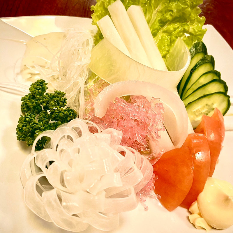 野菜サラダ(田舎茶屋)