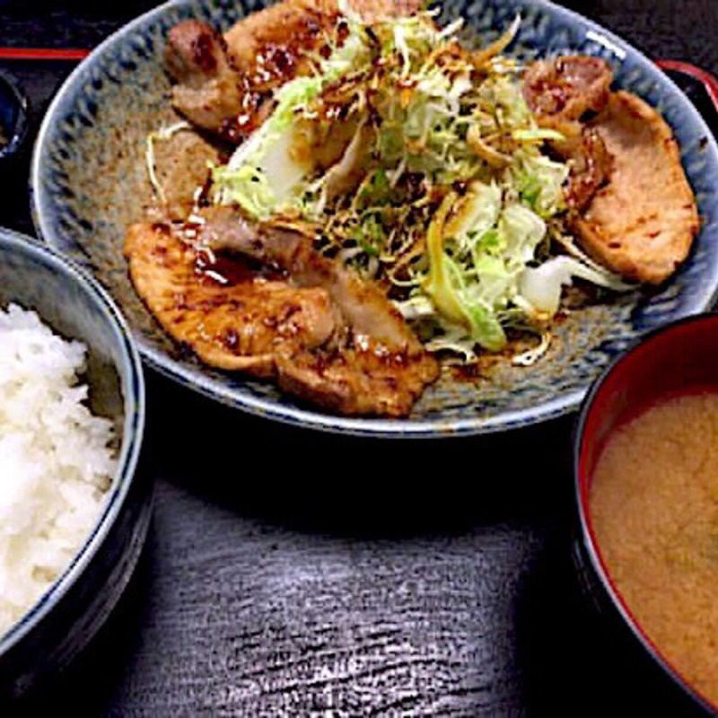 しょうが焼き定食(かつどん家 （かつどんや）)