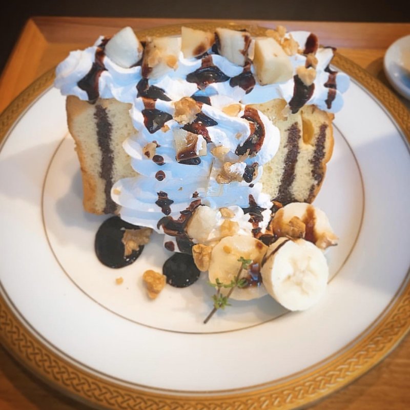 シフォンケーキ（チョコ）(福丸珈琲)