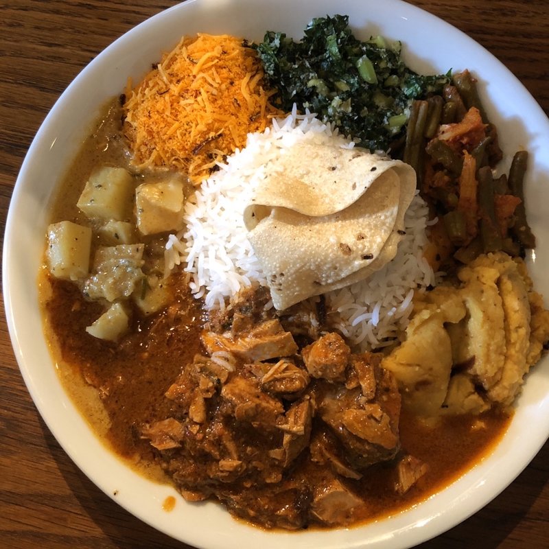 スリランカプレート（フィッシュ）(アフターグロウ)