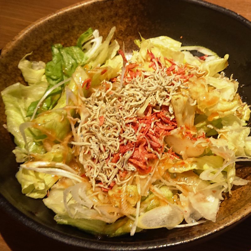 和風じゃこねぎサラダ(えこひいき 阪急三宮駅前店 )