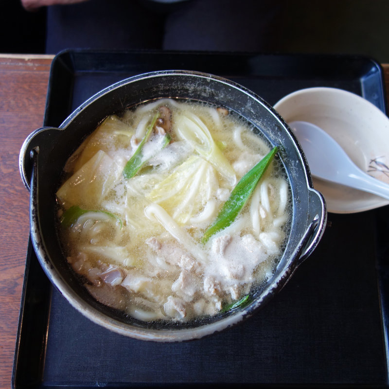 もつ煮込みうどん(こまどりうどん 福重店)