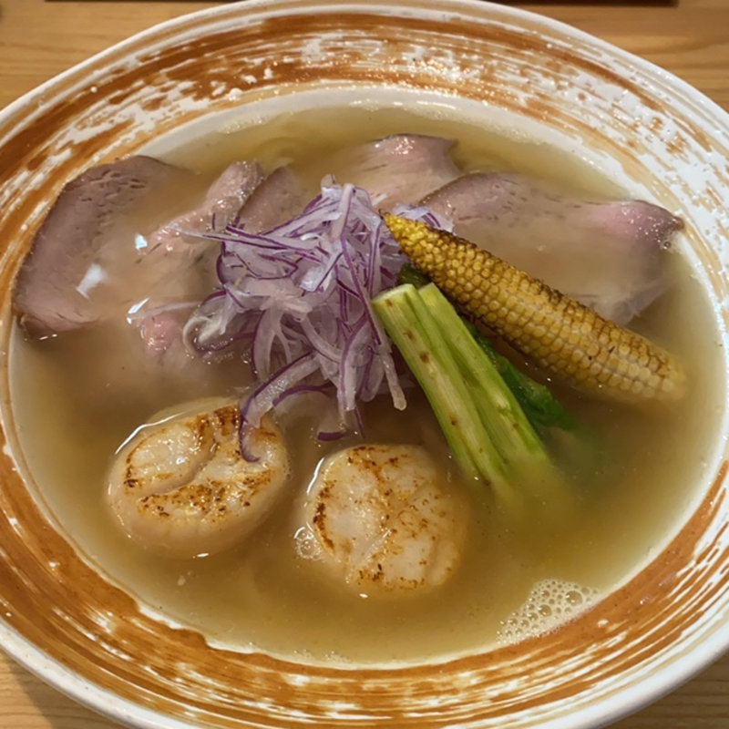 ホタテバターの彩り塩味(らーめん 彩哲 ～isato～)