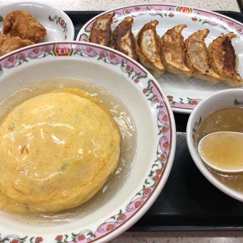 天津飯 塩だれ(餃子の王将 本厚木店)