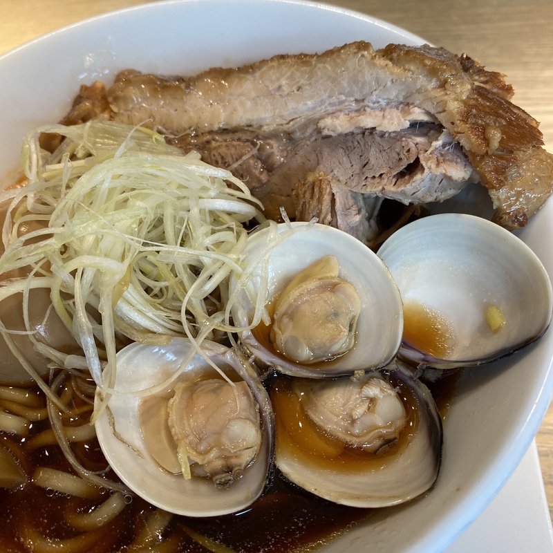 はまぐりらーめん(くそオヤジ最後のひとふり)