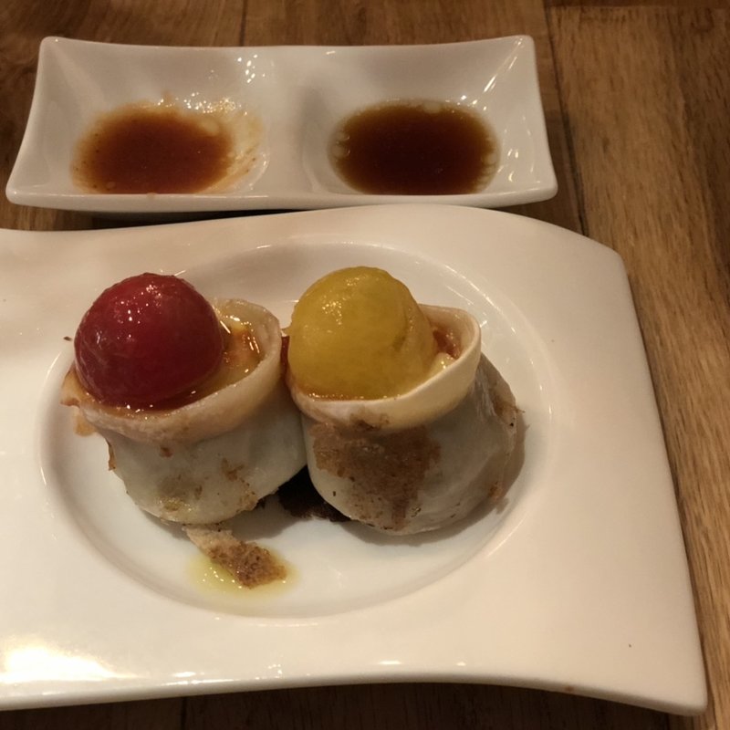 モッツァレラチーズとトマト(ISOGAMI　FRY　BAR （イソガミ フライ バル）)