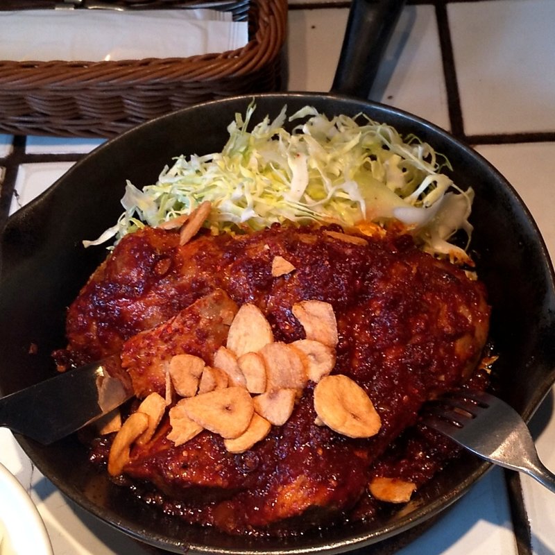 大辛大トンテキ定食(東京トンテキ 渋谷店)
