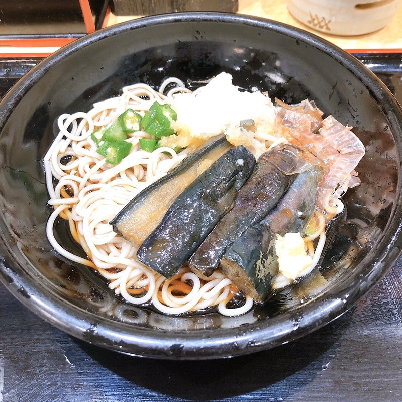 揚げ茄子おろし(小諸そば 西新橋店)
