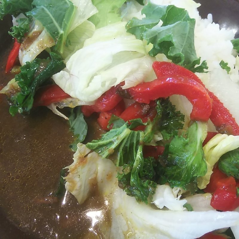 ケールレタスカレー(すき家 西葛西店 )