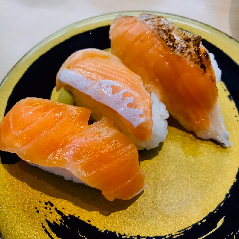 サーモン三種盛り(はま寿司 新狭山店 )