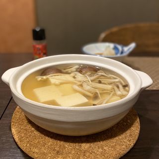 湯豆腐(笑食居酒屋 つむぎ家)