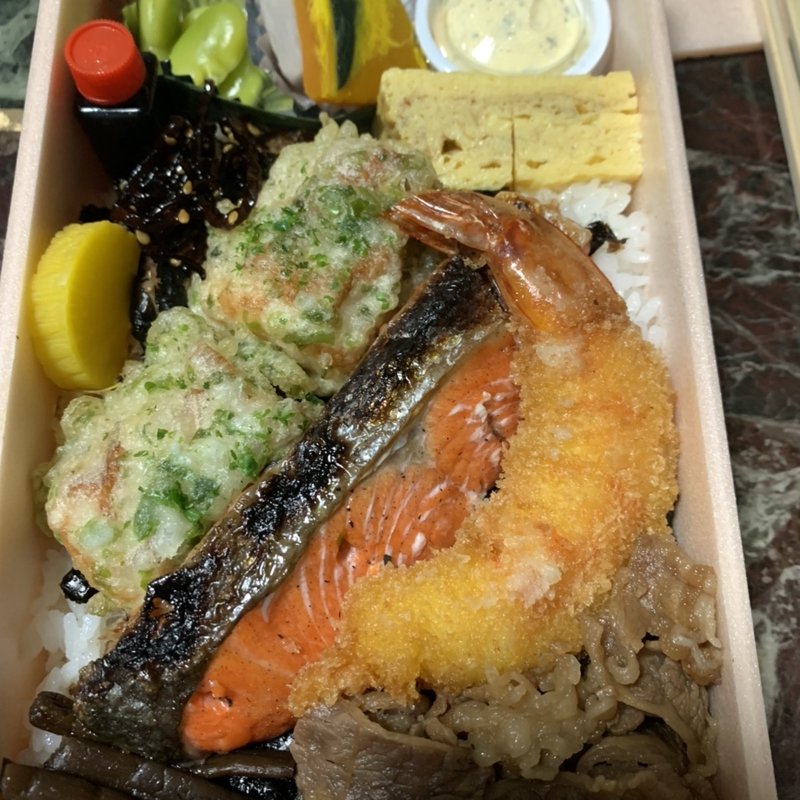 海苔弁当(飯家くーた 西中洲店)