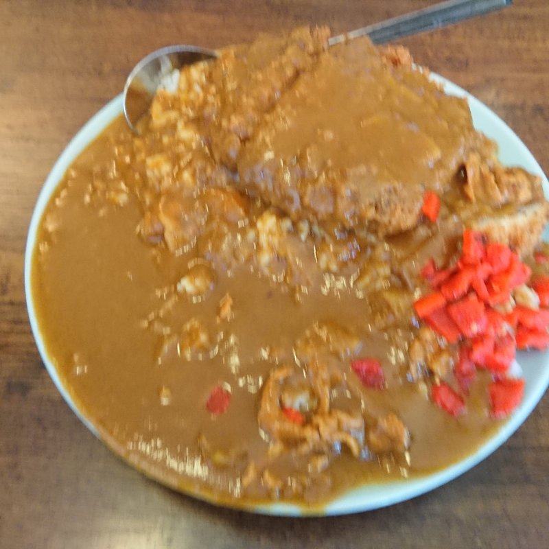 カツカレー大盛(中華料理　来々店 )
