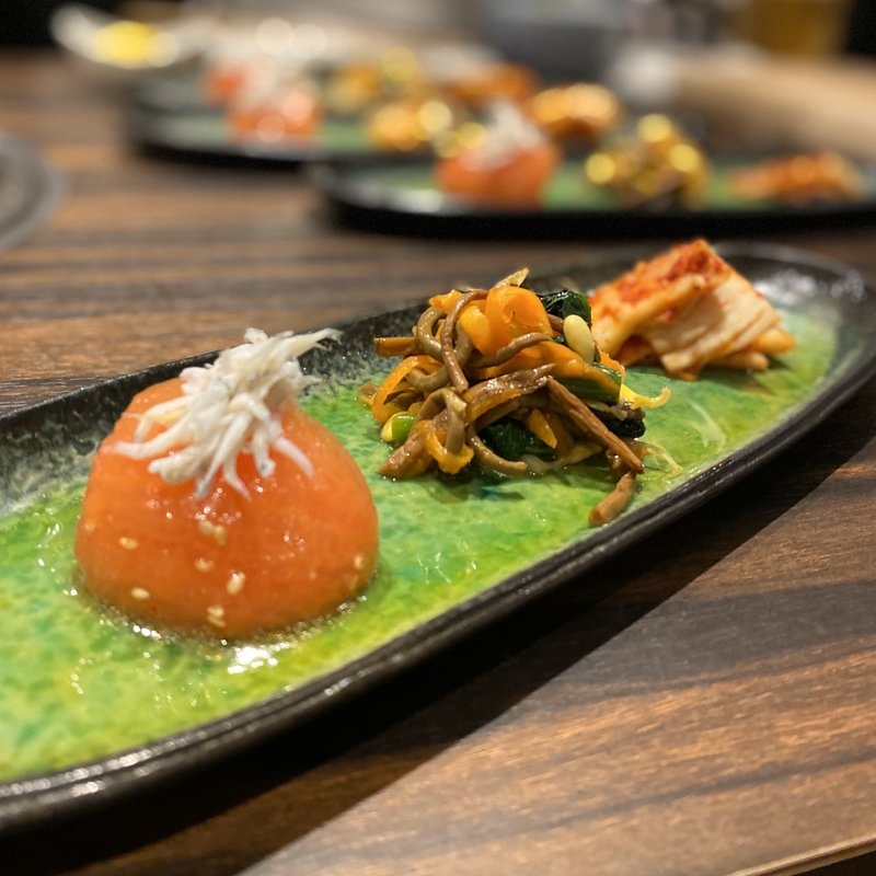 キムチの盛り合わせ(焼肉 みつ星)