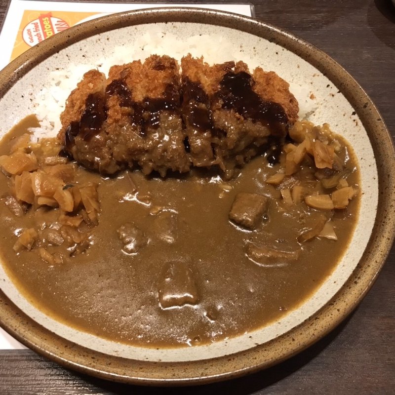 チキン煮込カレー　カツトッピング(CoCo壱番屋 米沢金池店 （ココイチバンヤ）)