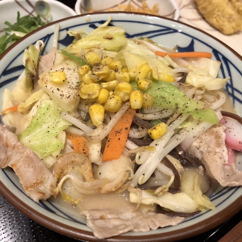 ちゃんぽんうどん(丸亀製麺 米沢店)