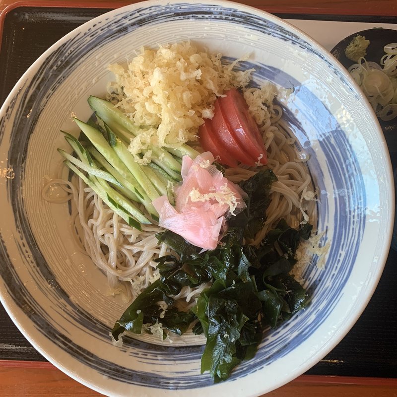 冷やしたぬきそば(おそば田なか)