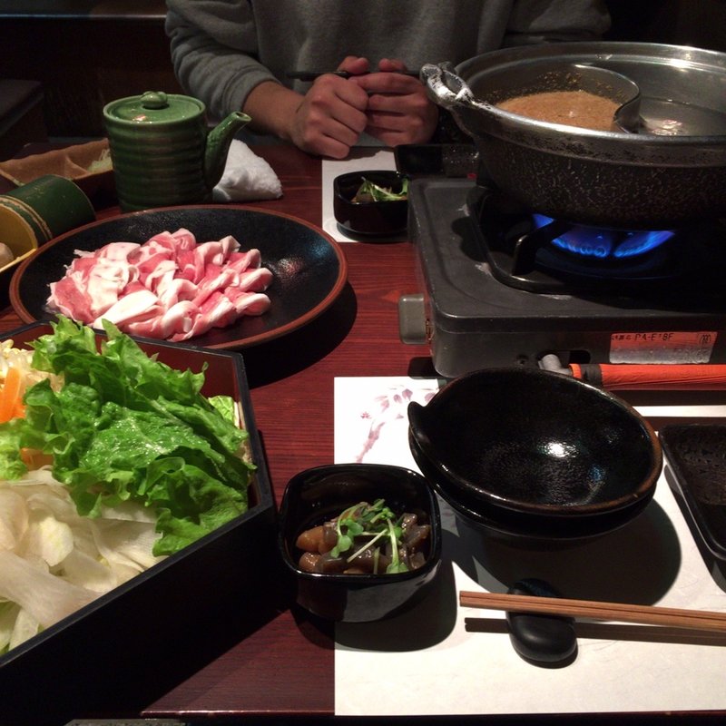 豚しゃぶコース(京やさいしゃぶしゃぶ’ 溝口駅前)