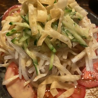 市場サラダ(備長炭火焼ひかり鶏 麻布十番店 （ひかりどり）)