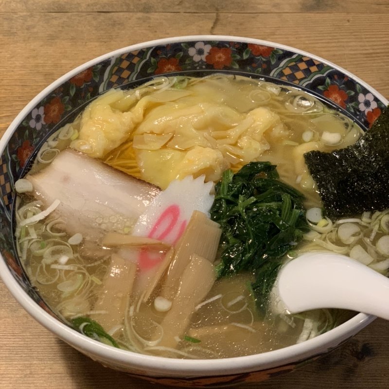 海老ワンタンそば(大)(函館ラーメン 船見坂)