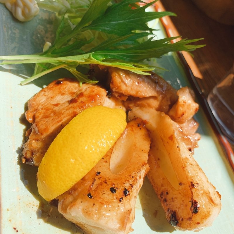 伊達鶏と極上竹輪の照り焼き(本格手打ちうどん 野口製麺所 本店)