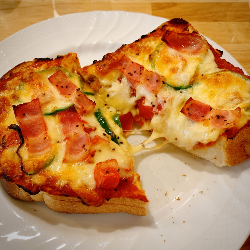 ピザトーストセット(peak roast coffee(ピークローストコーヒー))