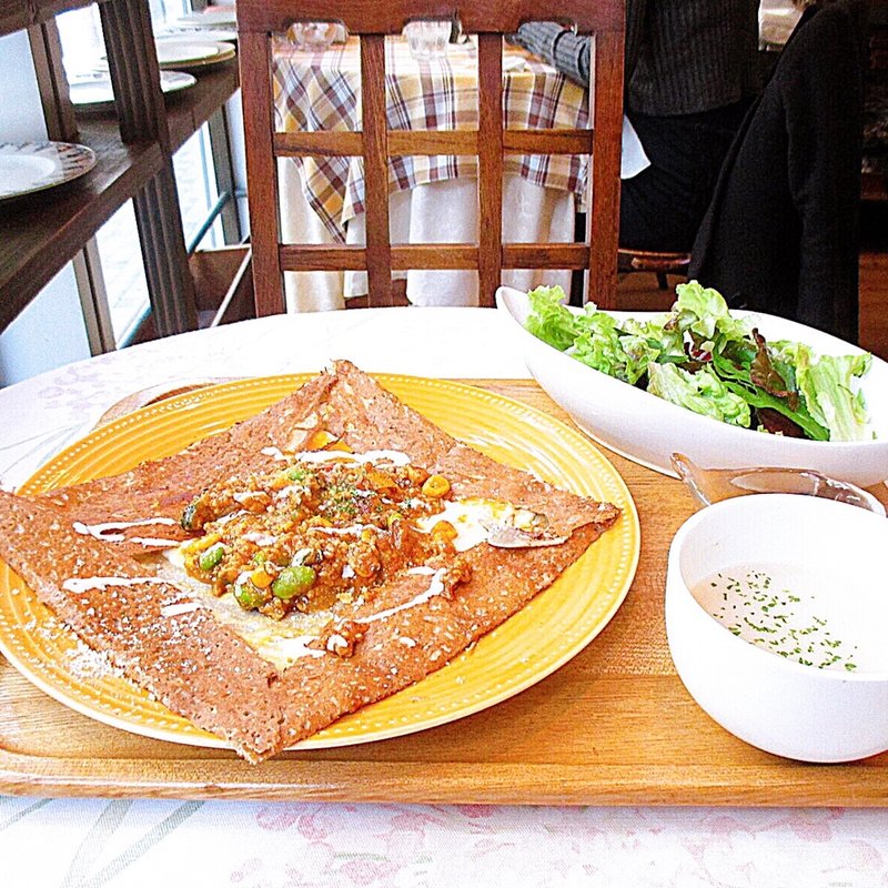 鶏ミンチのキーマカレー(クレープリー・スタンド・シャンデレール)