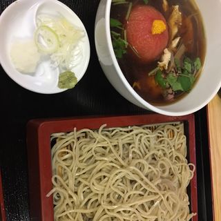 季節　トマトつけ蕎麦(神田錦町 更科)