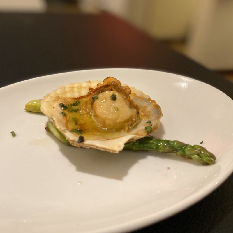 ホタテのグリル(地中海バル el jardin)