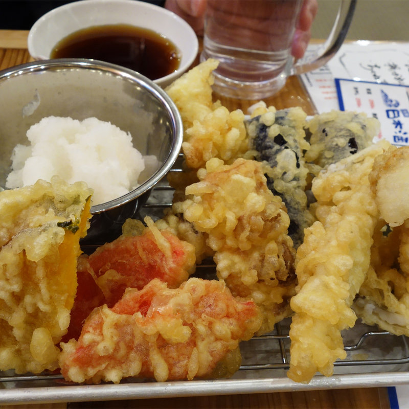 7種天ぷら盛り合わせ(海鮮屋台おくまん 姪浜店)