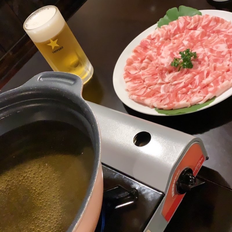 九重夢ポークのしゃぶしゃぶ鍋(大黒屋 )