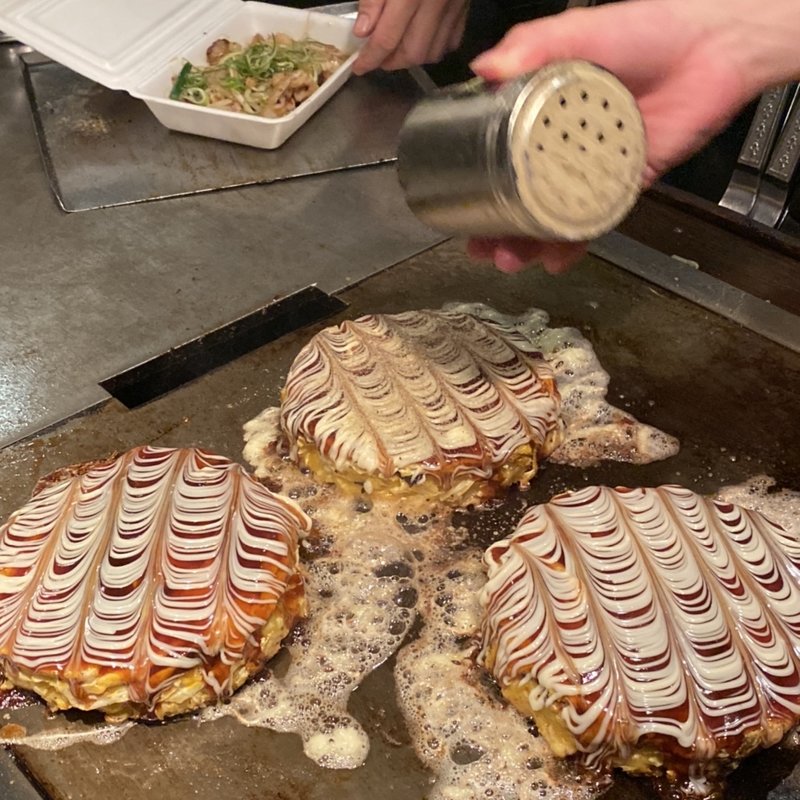 豚玉(やきやき鉄板はる田)