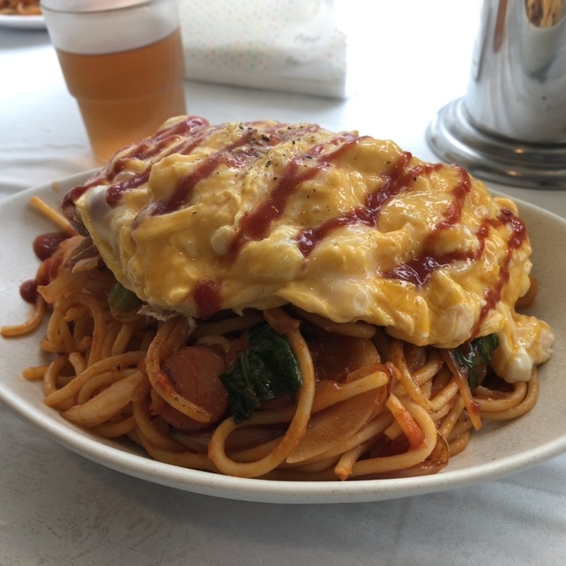 ナポリタン オムレツ(スパゲッティ PiaPia)